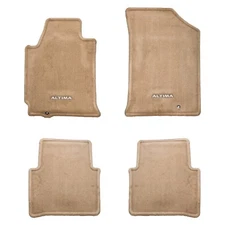 2010-2011 Nissan Altima Sedan Beige Front & Rear Carpeted Floor Mats Set OEM NEW