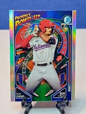 Dylan Crews 2024 Bowman Chrome Prospect Power-Up Refractor #PP-10 