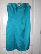 David Bridal Aqua Blue Dress Size 2