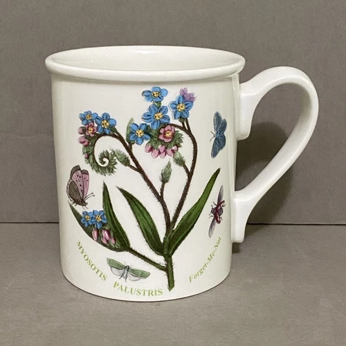 Portmeirion Botanic Garden 3 5/8" Forget-Me-Not & Butterflies Mug ~ Made Britain