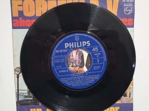 Formula V - Ahora Se Que Me Quieres / Un Mundo De Amo - Single - 1971 - Spain - Imagen 3 de 6