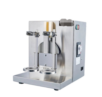 Commercial Double Head Stainless Steel Milk Shake Machine Milk Foam Maker 220V O