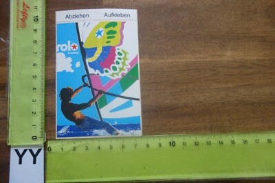 Alter Aufkleber ModeHaus Kleidung Sport Hose Jacke ROLO RO-BERT Schule (YYB)