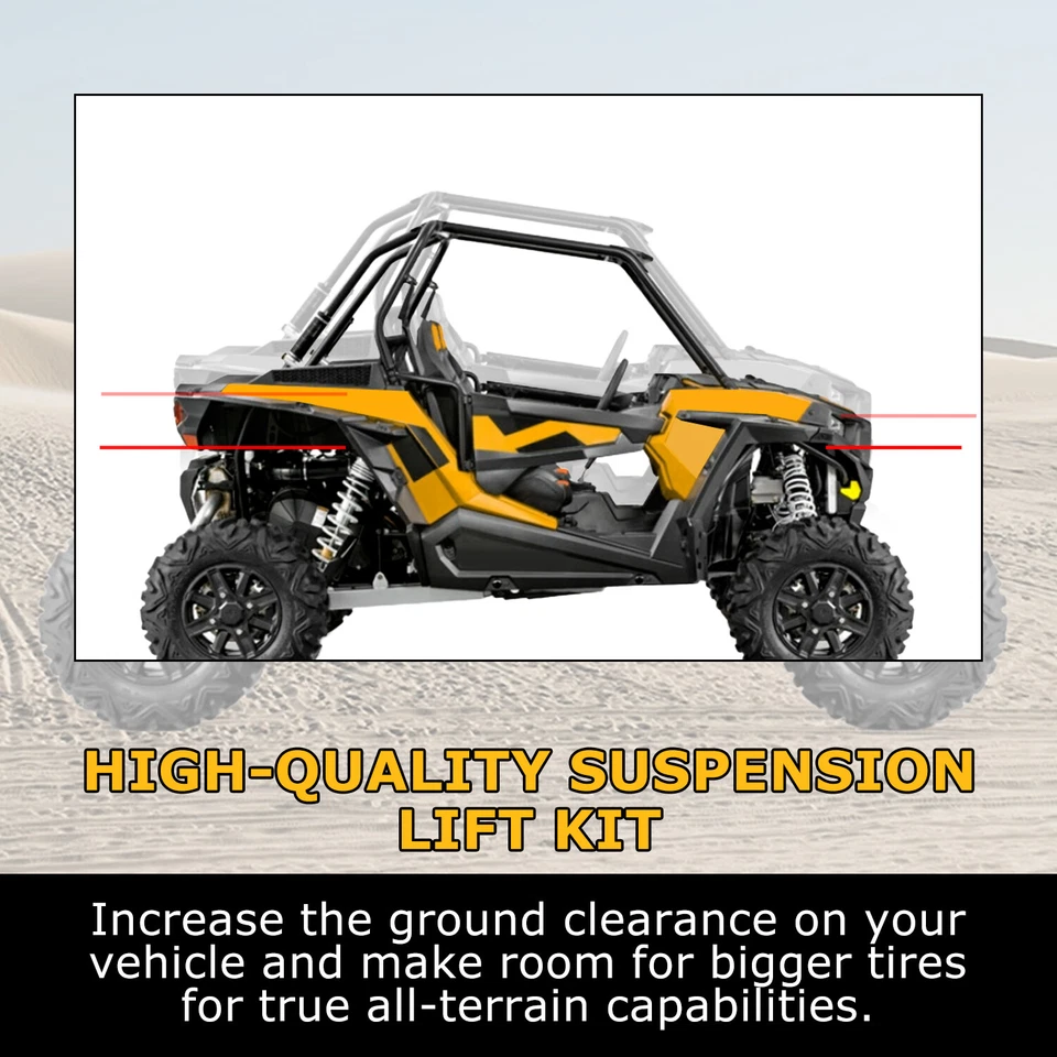 Kit de elevación completa de suspensión de 3""-5"" para Polaris RZR XP 1000/XP 4 1000 2014-2021 Foto 2 de 4