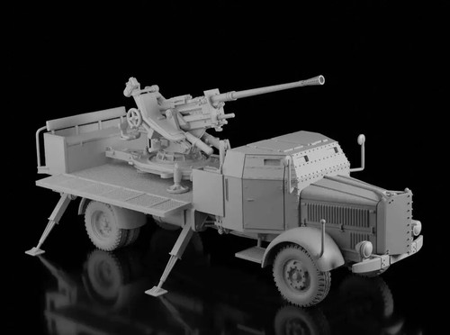 1/72 WW2 German Mercedes L4500A 3.7CM FLAK. Painted Resin. 3800 models on offer. - Picture 3 of 3