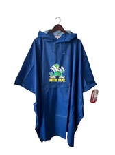 vintage notre dame fighting irish apex one poncho mens size medium NOS NWT 90s