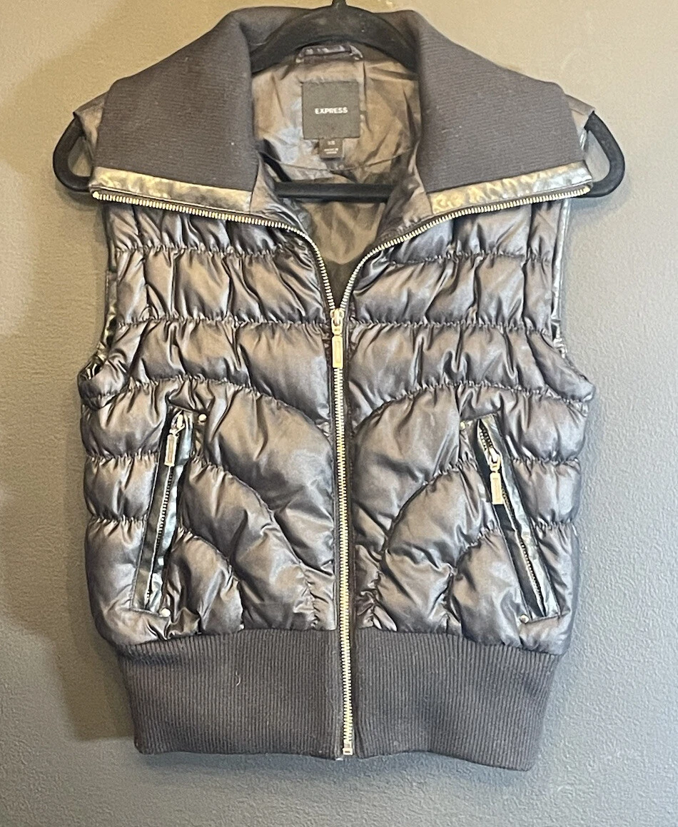 Express puffer vest clearance