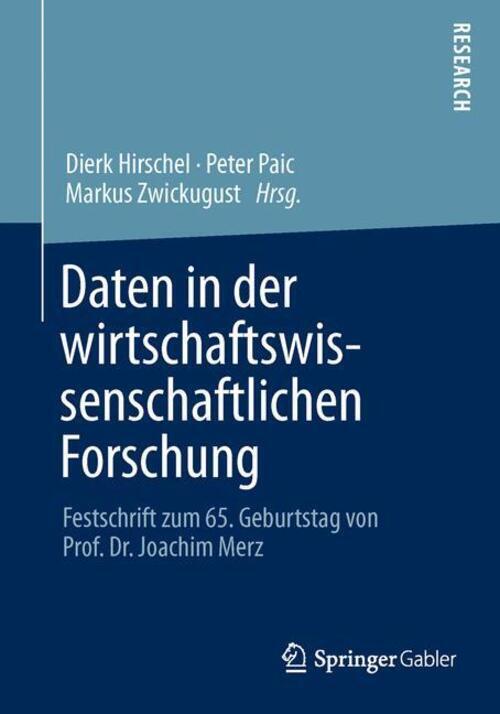 Thumbnail - Daten In Der Wirtschaftswissenschaftlichen Forschung Dierk Hirschel
