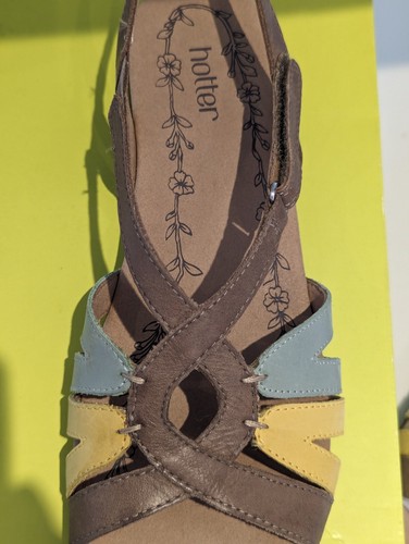 Hotter Sandals Minorca - Minor Flint Combi Size 6.5 Summer Holiday New In Box - Foto 9 di 10