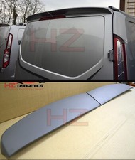 TWIN BARN DOOR ROOF SPOILER WING LIP FOR 2013 2022 FORD TRANSIT CUSTOM PRIMED