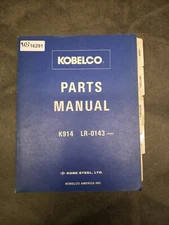 Kobelco K914 Excavator Factory Parts Catalog Manual