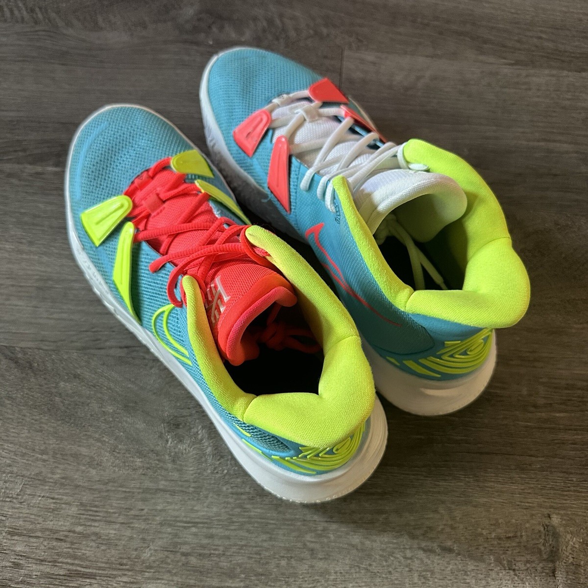 Nike Kyrie 7 ID Mens Basketball Shoes Blue Multicolor DA7567