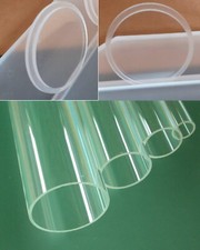 ROHR mit Deckel Acrylglas L150cm PLEXIGLAS Zuschnitt Gartenlampe Schirm FL25+