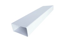 Flachkanal 110X55 Mm 0,5 M Luftleitung Pvc Luftkanal Abluftkanal Abluftsystem