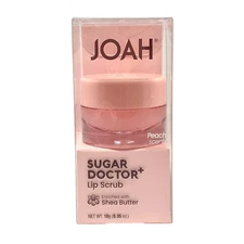 Joah Sugar Doctor Lip Scrub Peach Scent Enriched With Shea Butter 10 g / 0.35 oz