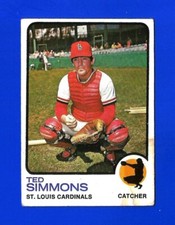 1973 Topps SET BREAK #85 TED SIMMONS VG+/EX (ST) HOF ST LOUIS CARDINALS (SB6)