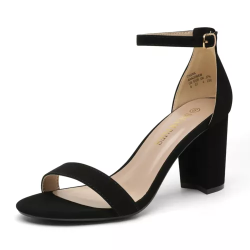 Damenschuhe Hochzeitssandalen offene Zehenpartie klobiger niedriger Absatz Party-Sandalen Größe 5-11 - Bild 31 von 63
