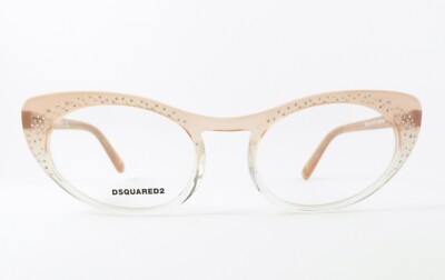 Con Strass Dsquared Occhiali Da Vista Donna Montatura Dsquared2 DQ