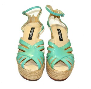 turquoise espadrilles