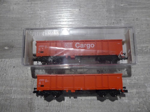 Fleischmann N 829201 K Cargo Hochbordwagen, offener Güterwagen Hochbordwagen | Condition: Gebraucht