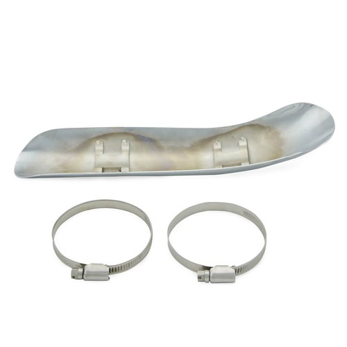 Cubierta protectora térmica curva de escape protector de talón para Harley Electra Glide, Road Glide - Imagen 1 de 5