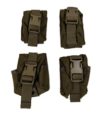 New 4 ea Eagle Industries MOLLE SFLCS Frag Grenade Pouch Coyote MC-FGC-1-MS-COY