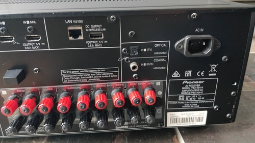 Pioneer VSX-924-K 7.2-Channel AV Receiver and Amplifier HDMI LAN + Remote - Picture 13 of 16