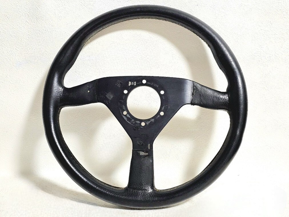 MOMO steering wheel racing model イタリア製 MOMO Champion F1 Martini Racing leather steering wheel 35cm