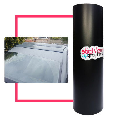 300 mm x 1400 mm Satin Schwarz Universal Auto Windschutzscheibe Sonnenleiste 