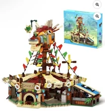 Horse Stable Building Model Kit Game Scene Hyrule Horse Head Station Yurt Tent