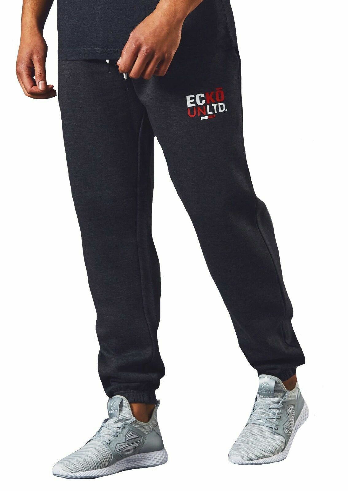 Ecko Men's Designer Fleece Jog Pants, New Time Is Money Era Hip Hop