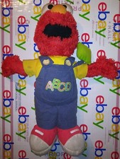 RARE Sesame Street ABC Talking ALPHABET Elmo Plush Doll LEARN ABCs LETTERS WORKS