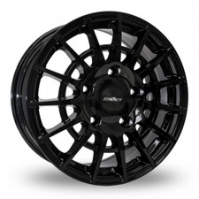 4X Ford Transit Van Mk7 350 Alloy Wheels - 18" Calibre T-Sport Gloss Black
