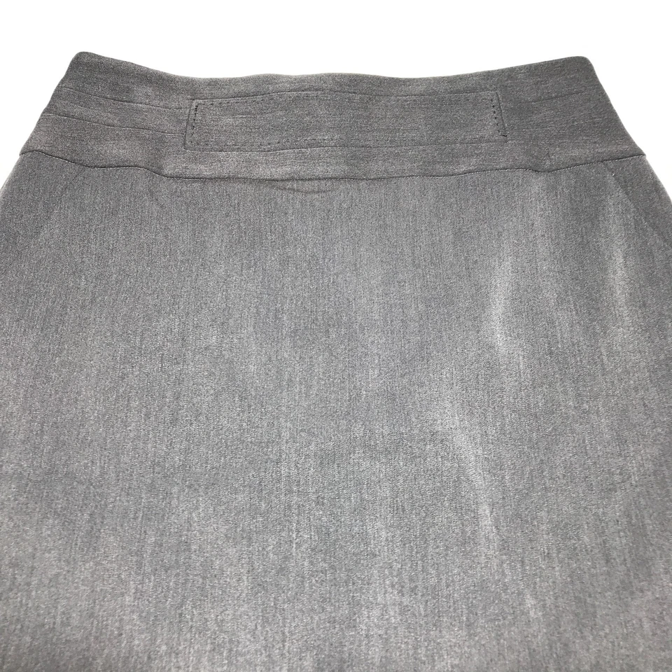Grace Elements Skirt Womens Size 12 Gray Pencil Knee Length Rear Zip Stretch - Image 4 of 4
