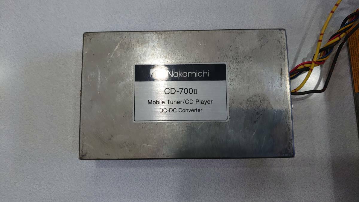 Vintage Nakamichi CD-700 2 Car Audio CD Player With Separate Vintage Nakamichi CD-700 2 Car Audio CD Player With Separate