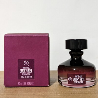 The Body Shop Original White Musk Smoky Rose Perfume Oil 20ml