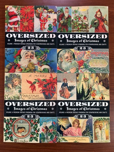 Oversized Images of Christmas Volumes 1-4 BUNDLE Images for Scrapbooking *NEW* - Picture 7 of 7