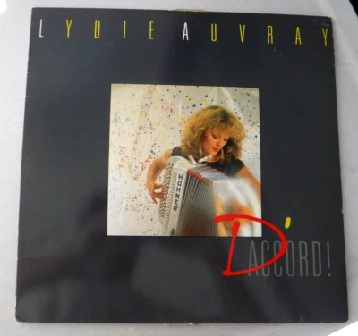 LP Vinyl - Lydie Auvray - D´Accord - pläne -  1987