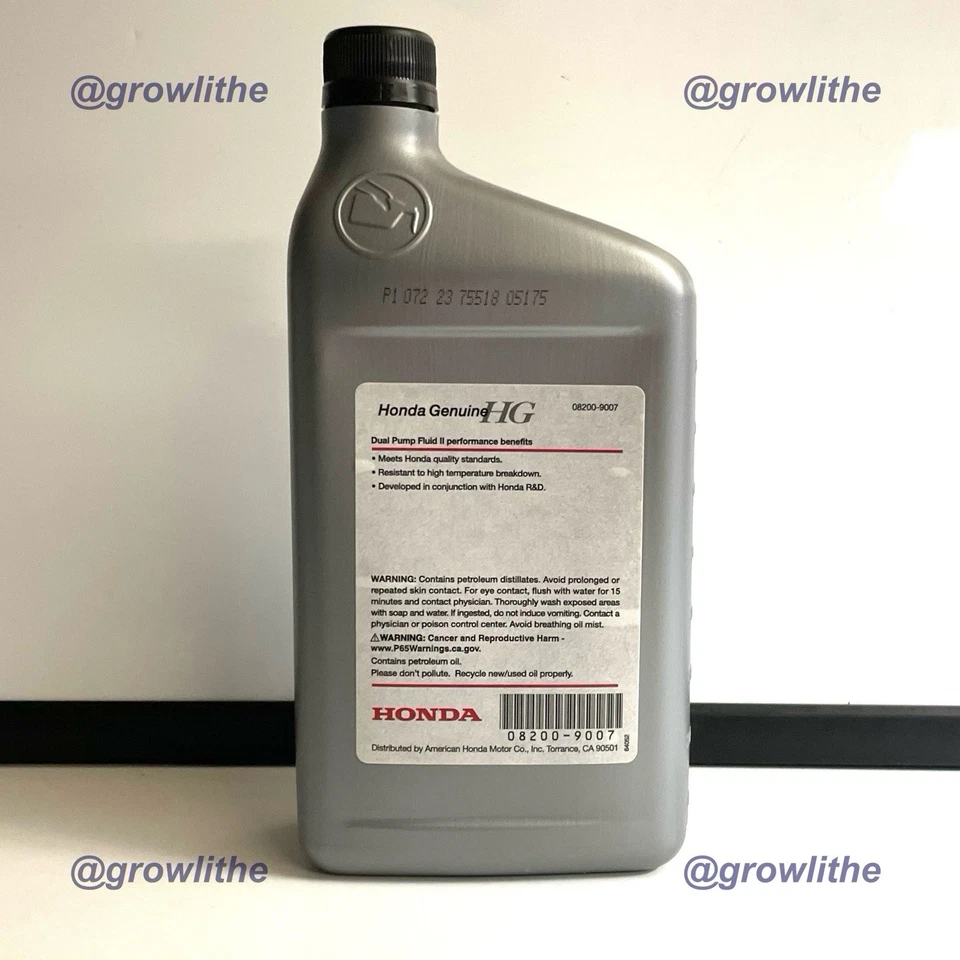 Fluido diferencial de bomba doble original Honda/Acura II 08200-9007- 1 qt. NUEVO PRECINTADO Foto 2 de 2