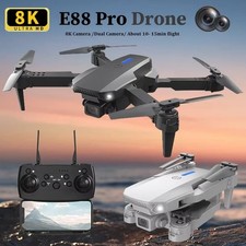 Drone with Camera 4K HD WIFI Dual Camera Foldable RC Quadcopter w/ Carrying Case