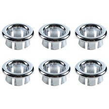 6pc Standard ABS Overflow Ring Drain Cover Sink Stopper 22 24mm Overflow Hole