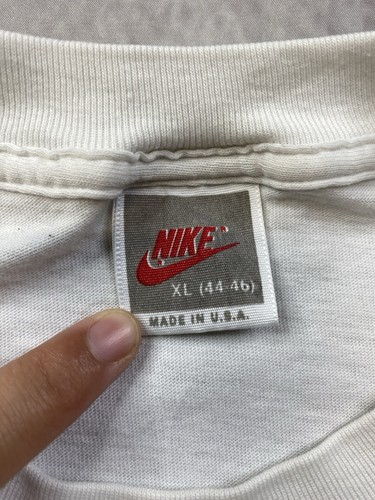 Vintage 90s Nike Just Do It Spell Out Single Stitch Shirt Size XL - Picture 2 of 6