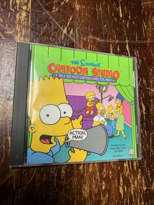 The Simpsons Cartoon Studio Computer Disc - Windows 95/98 Power Mac/imac