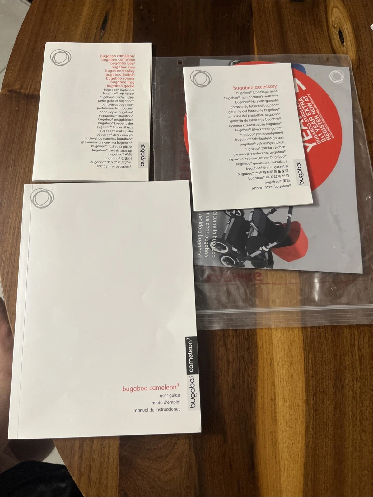 Bugaboo Cameleon 3 Stroller Menu