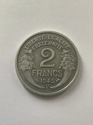 Pièce 2francs 1945 C -Morlon - Photo 1/2