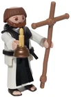 PLAYMOBIL x1 FIGURE MONK FRIAR PRIEST INQUISITOR MEDIEVAL CHURCH
