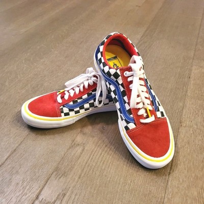 Vans x Brighton Zeuner Old Skool School Checkered Mens 8.5 W 10 EUC