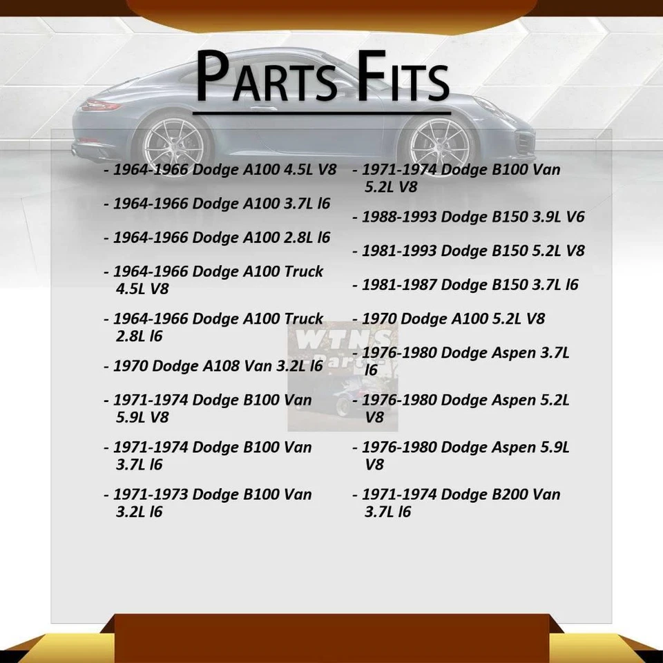适用于 1964 1966 年道奇 A100 卡车 GMB 后轴所有接头通用接头 — 第 2/4 张图片