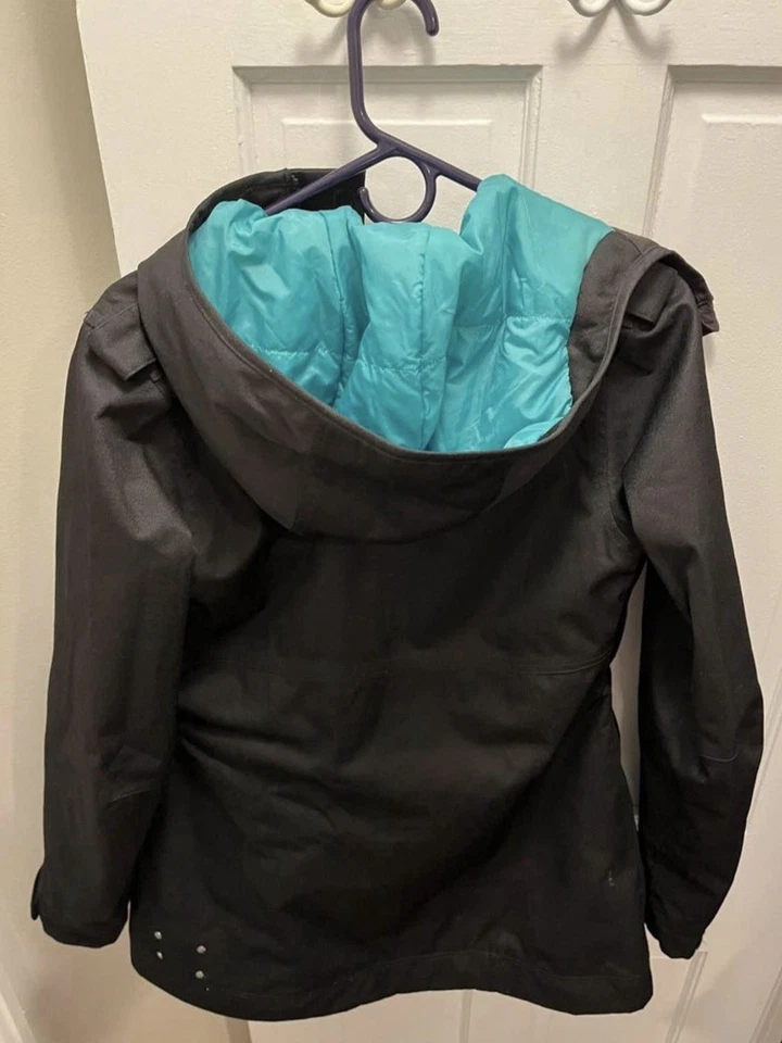 Chaqueta de esquí de snowboard Burton The White Collection negra para mujer talla S Dryride Foto 2 de 4