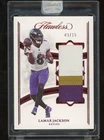 2022 Flawless Ruby Lamar Jackson Ravens 3-Color Patch 3/15